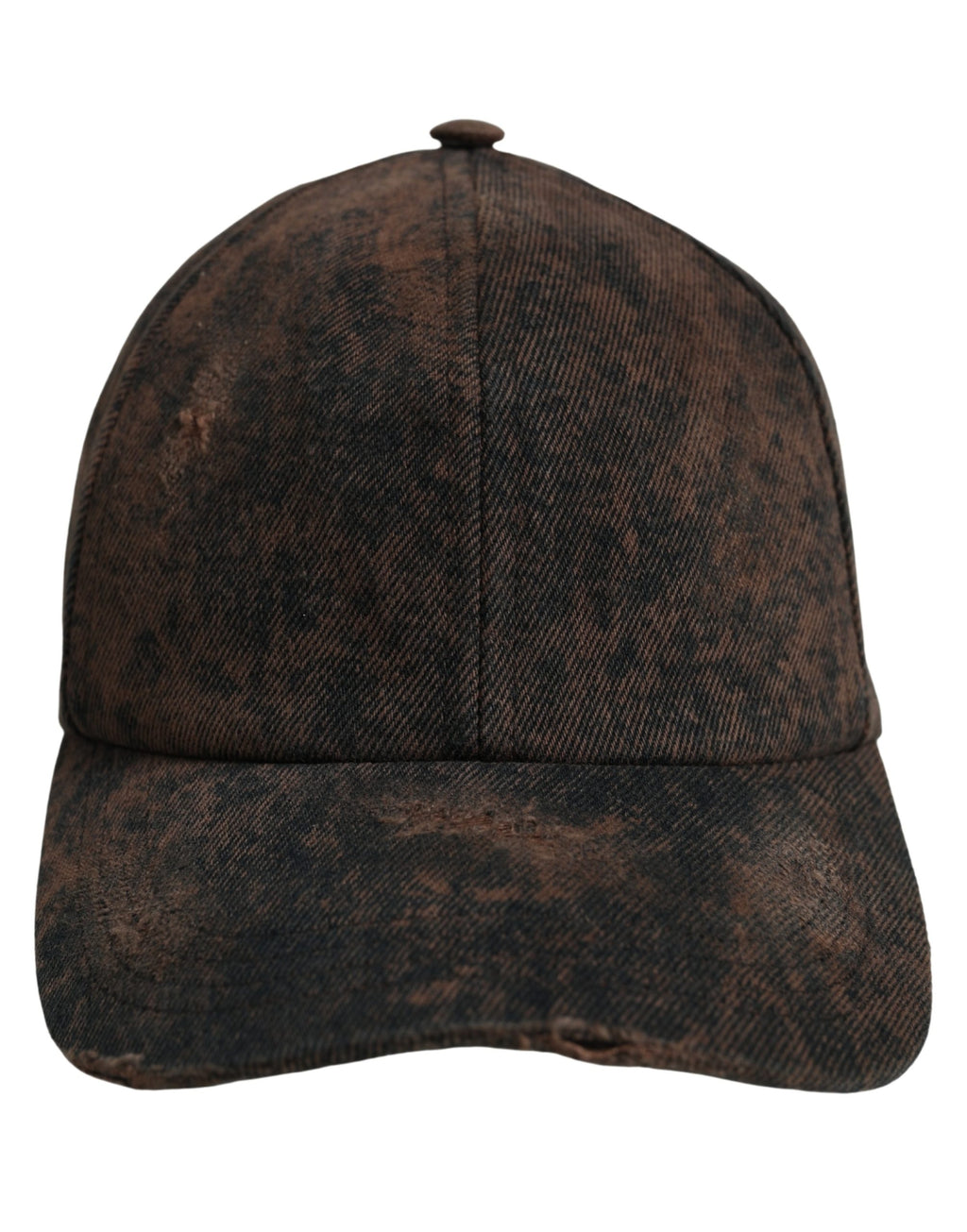 Dolce & Gabbana Herren Baseball Cap aus Baumwolle in Braun, Used-Look