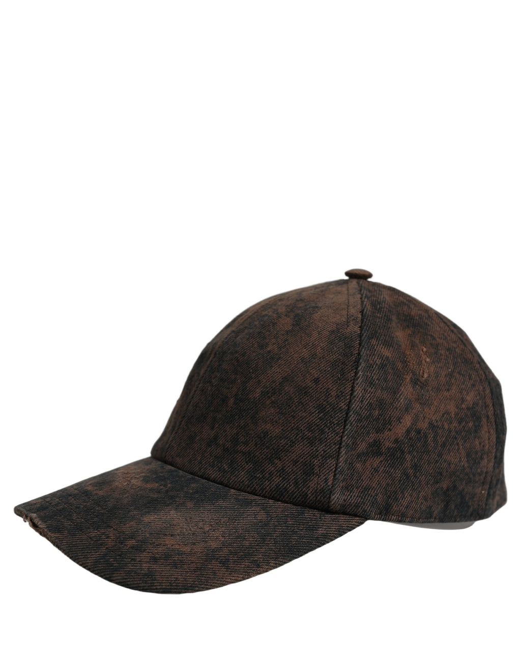 Dolce & Gabbana Herren Baseball Cap aus Baumwolle in Braun, Used-Look