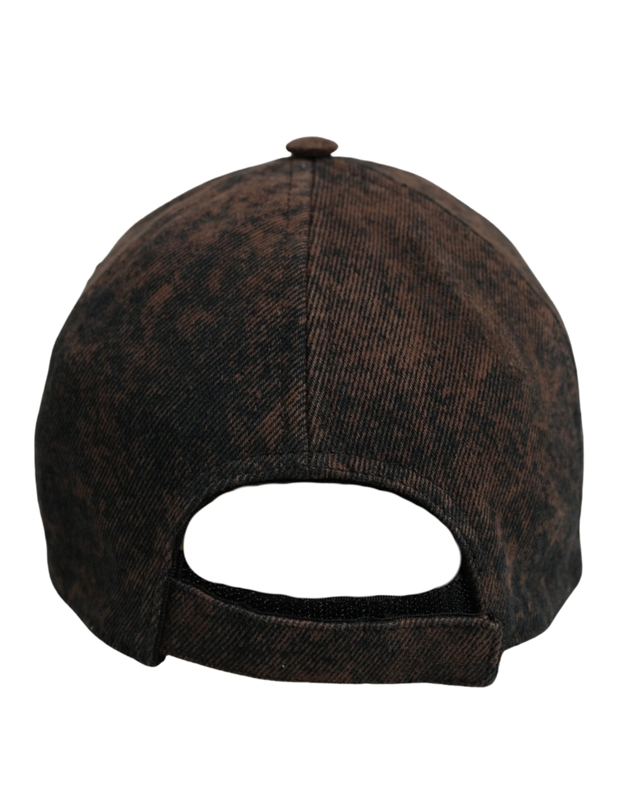 Dolce & Gabbana Herren Baseball Cap aus Baumwolle in Braun, Used-Look