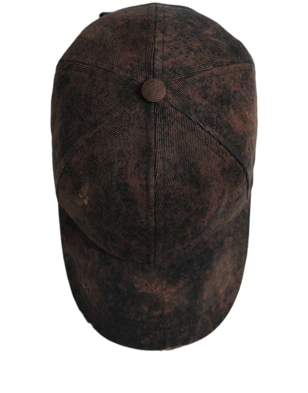 Dolce & Gabbana Herren Baseball Cap aus Baumwolle in Braun, Used-Look