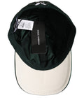 Dolce & Gabbana Herren Baseballkappe aus Baumwolle in Dunkelgrün, 6-Panel-Design