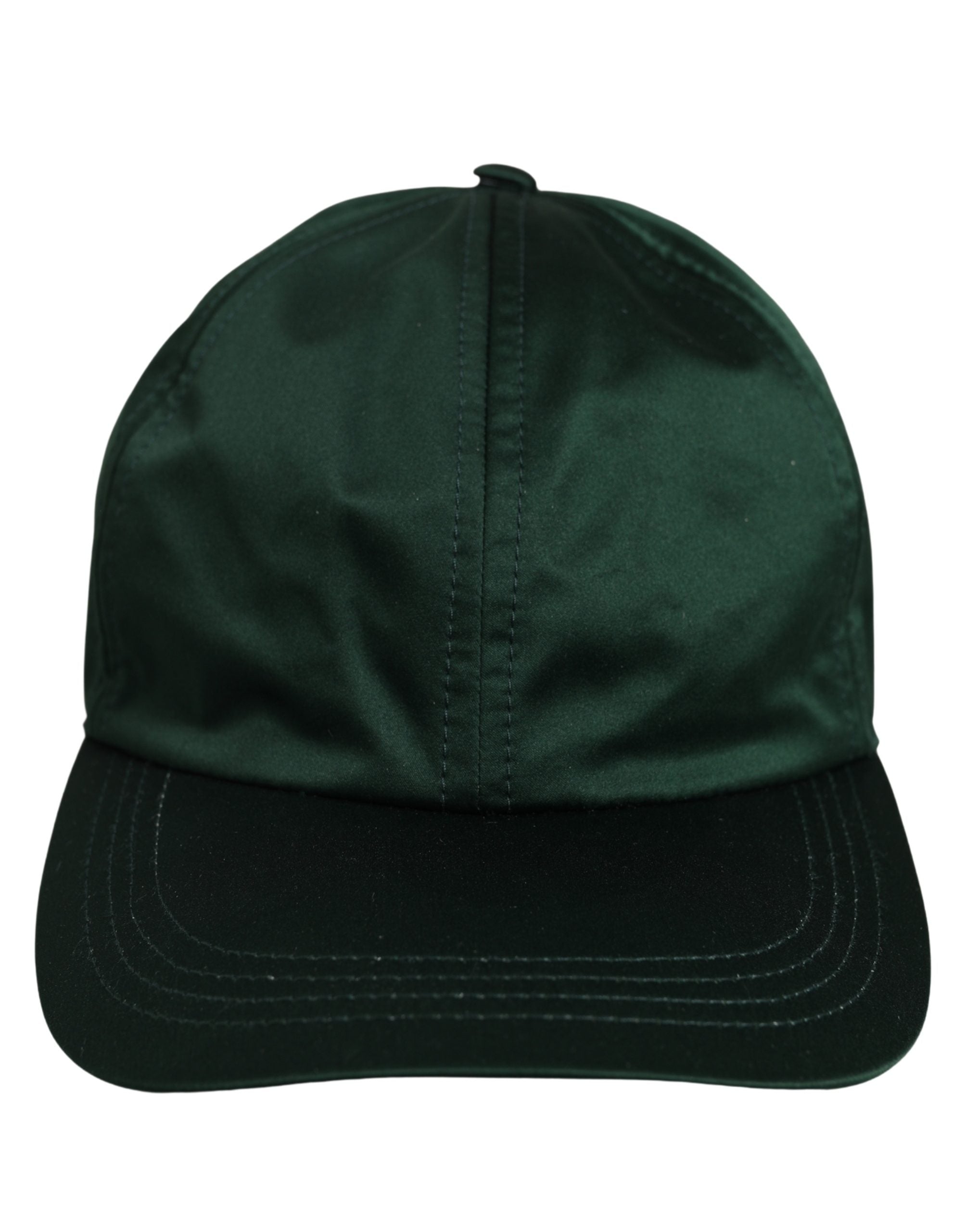 Dolce & Gabbana Herren Baseballkappe aus Baumwolle in Dunkelgrün, 6-Panel-Design