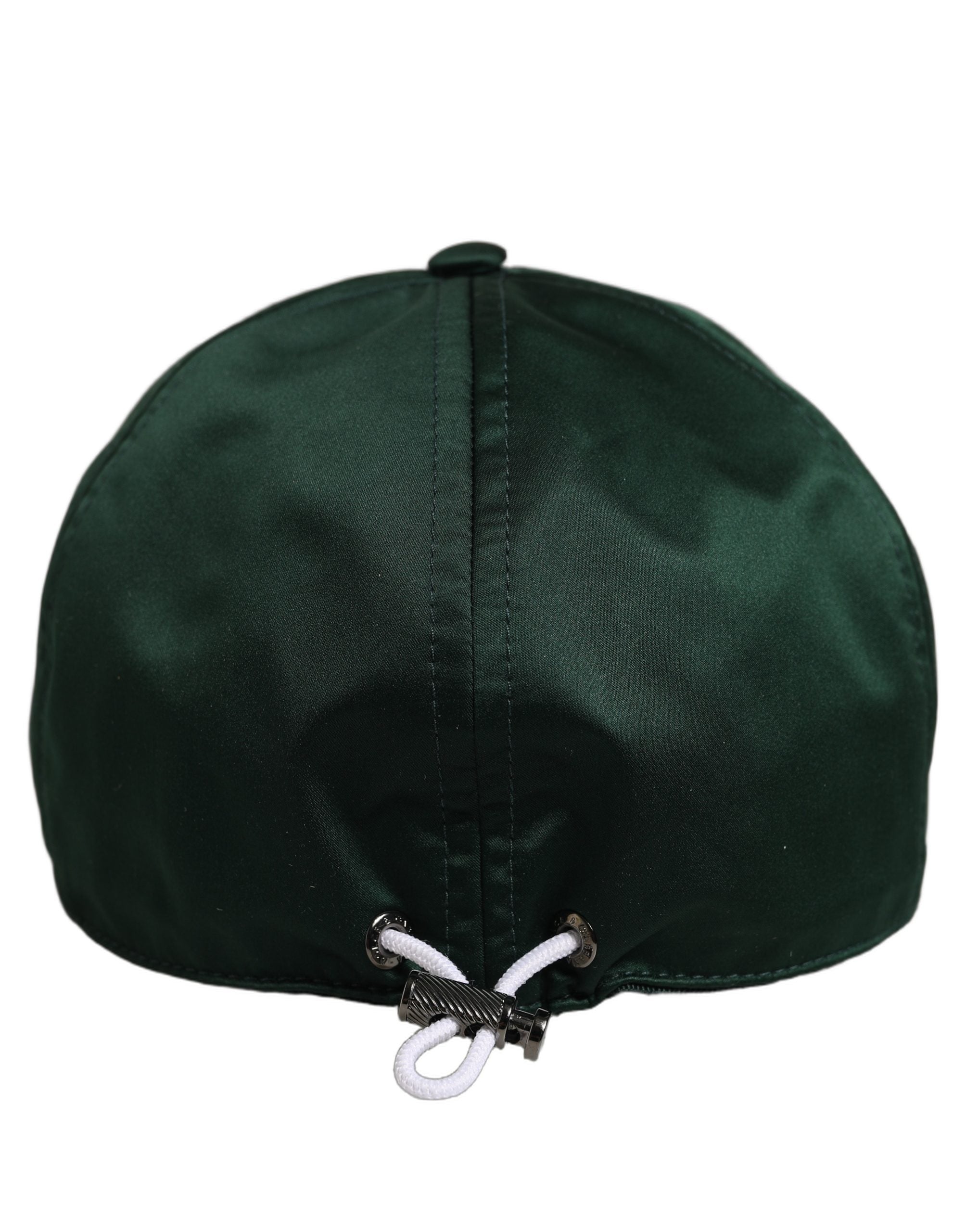 Dolce & Gabbana Herren Baseballkappe aus Baumwolle in Dunkelgrün, 6-Panel-Design