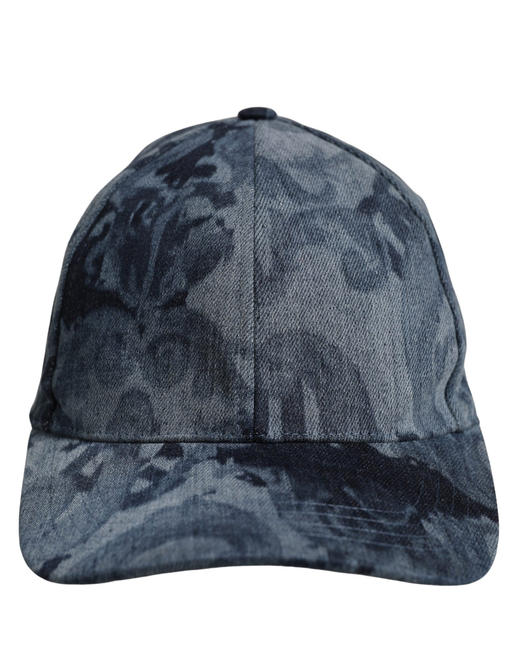 Dolce & Gabbana Herren Baseballcap aus Baumwolle in Blau mit Allover-Logo