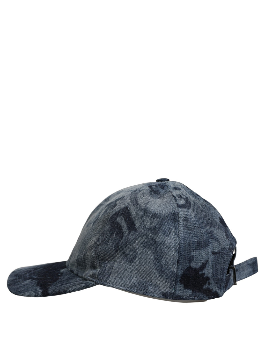 Dolce & Gabbana Herren Baseballcap aus Baumwolle in Blau mit Allover-Logo