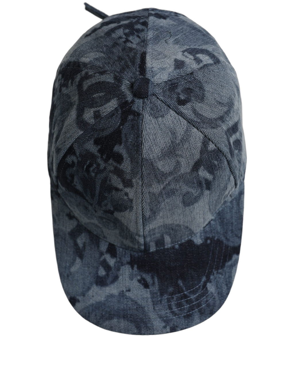 Dolce & Gabbana Herren Baseballcap aus Baumwolle in Blau mit Allover-Logo