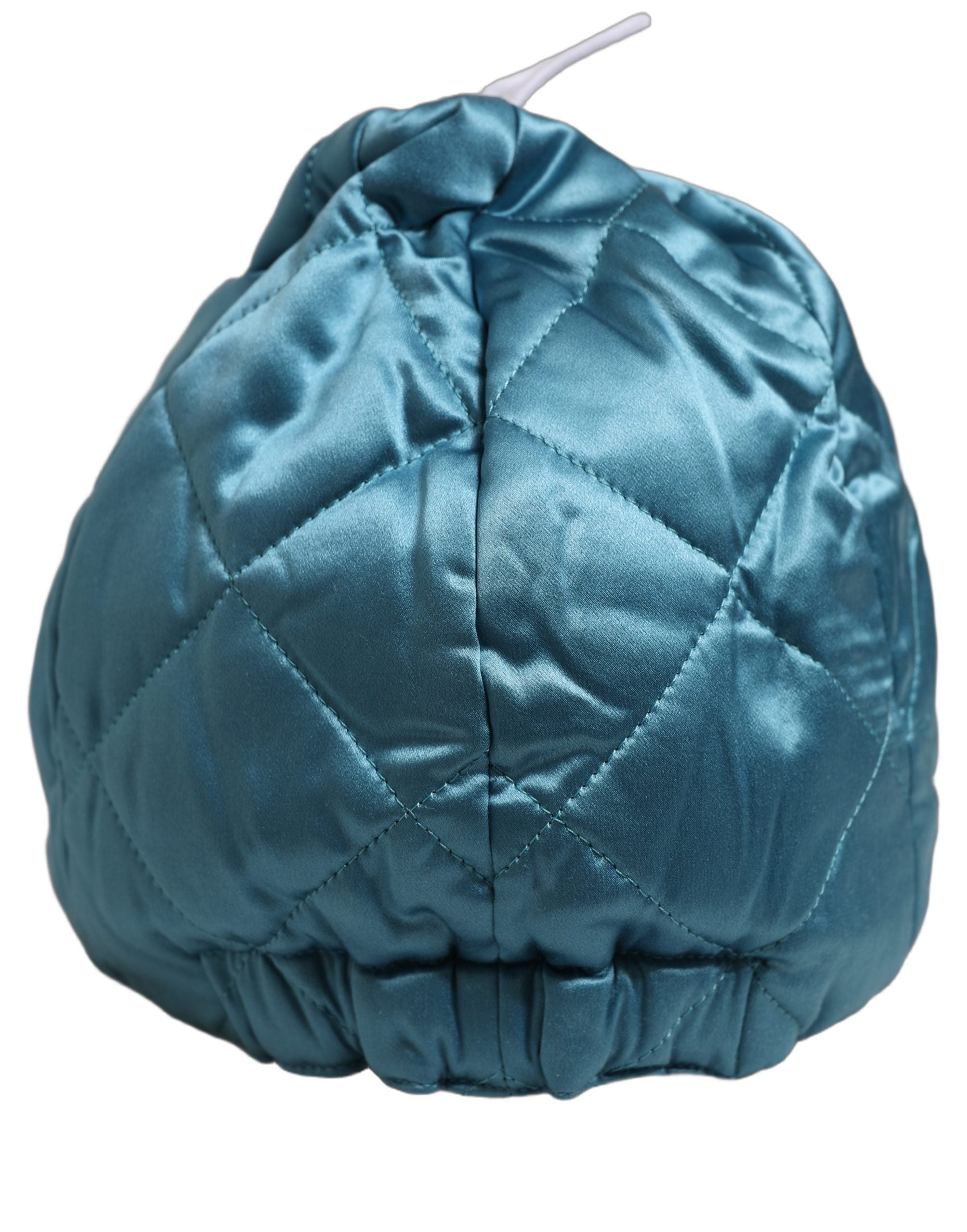 Dolce & Gabbana Herren Baseball Cap aus gestepptem Polyester in Petrol