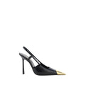 Saint Laurent Schwarze Lammleder Pumps Ovis Aries Aries mit hohem Absatz