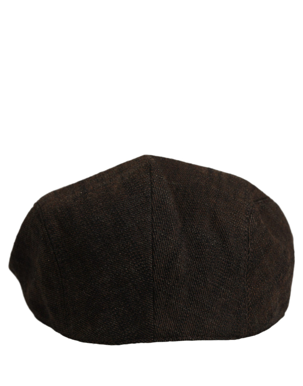 Dolce & Gabbana Herren Schiebermütze aus braunem Baumwollstoff