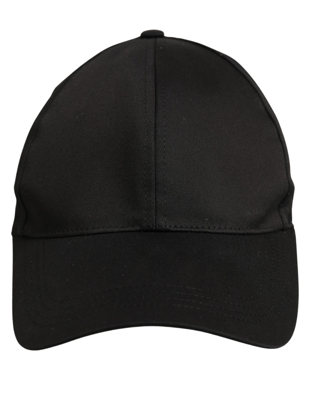 Dolce & Gabbana Herren Baseball Cap aus schwarzer Baumwolle, 6-Panel-Design