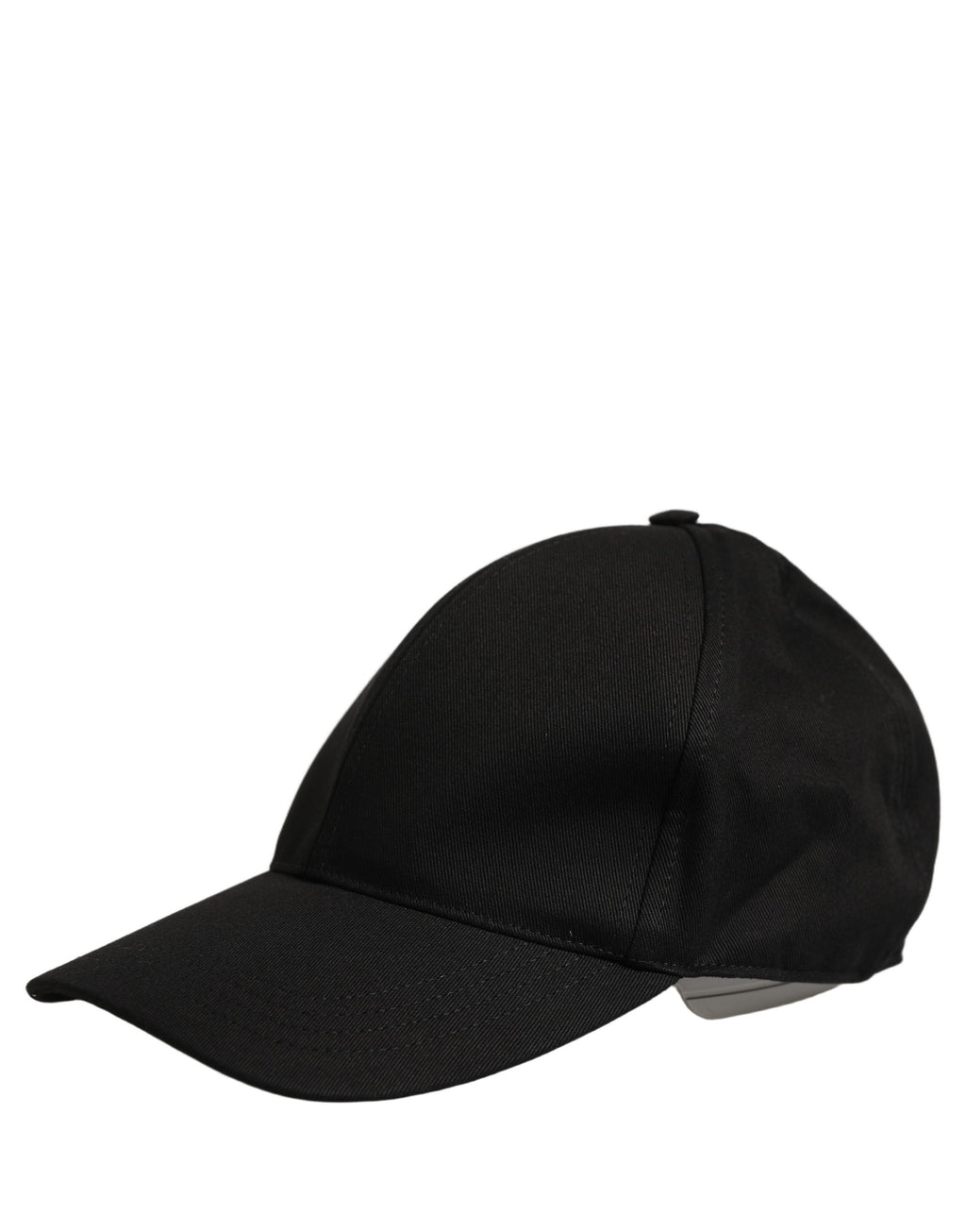 Dolce & Gabbana Herren Baseballkappe aus schwarzer Baumwolle, 6-Panel-Design