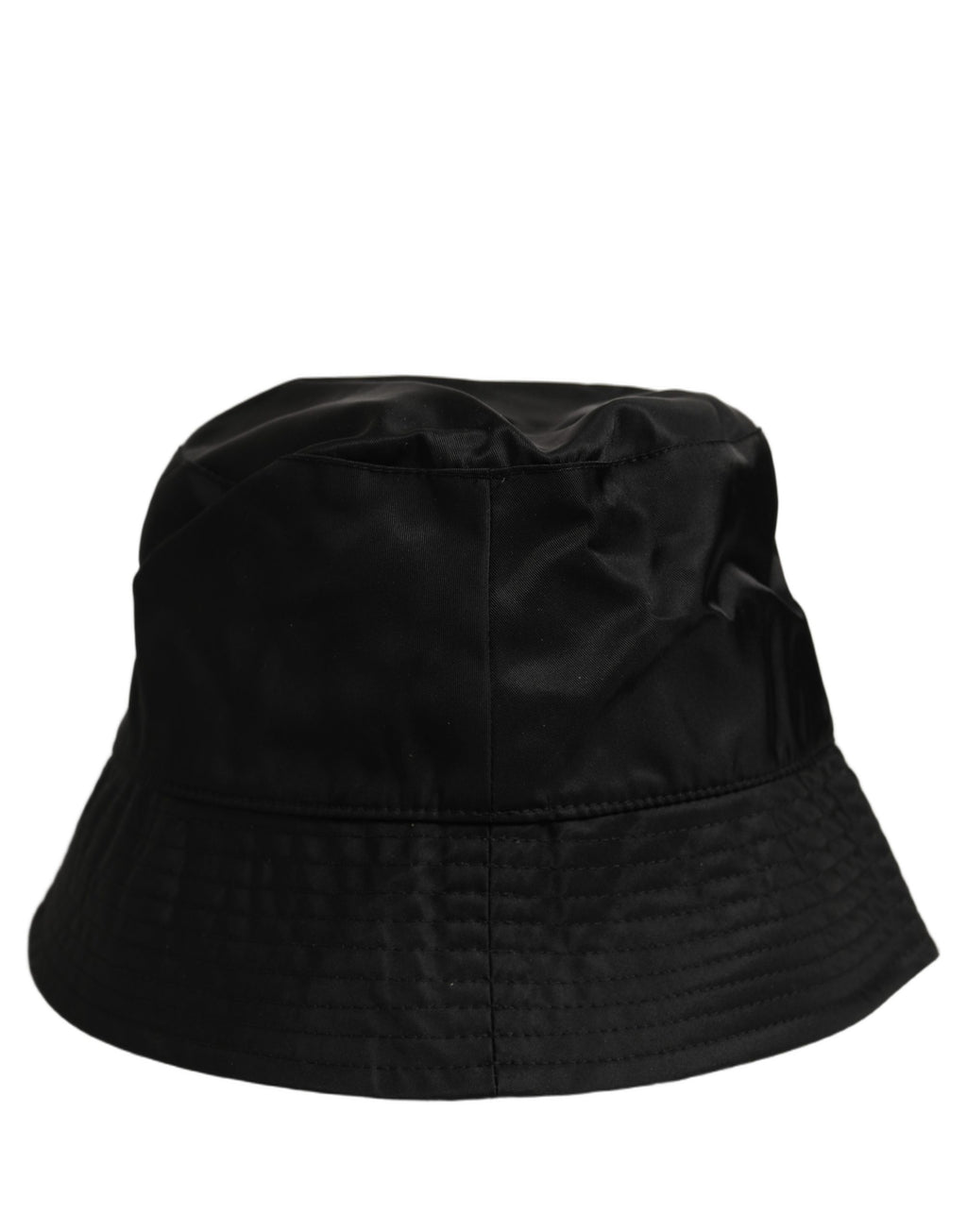 Dolce & Gabbana Herren Schwarzer Nylon Fischerhut mit breiter Krempe