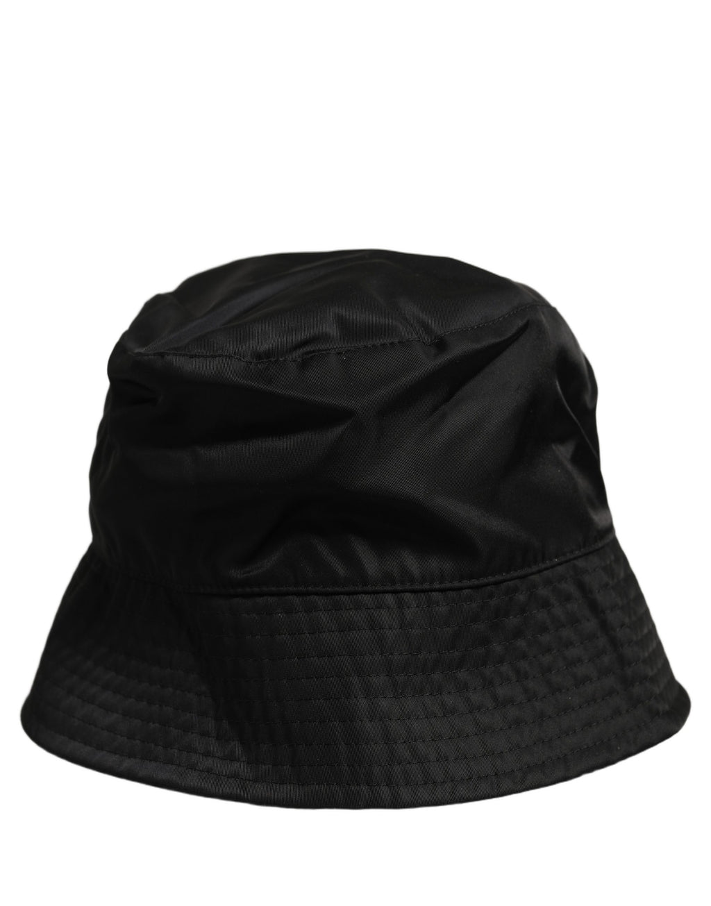 Dolce & Gabbana Herren Schwarzer Nylon Fischerhut mit breiter Krempe