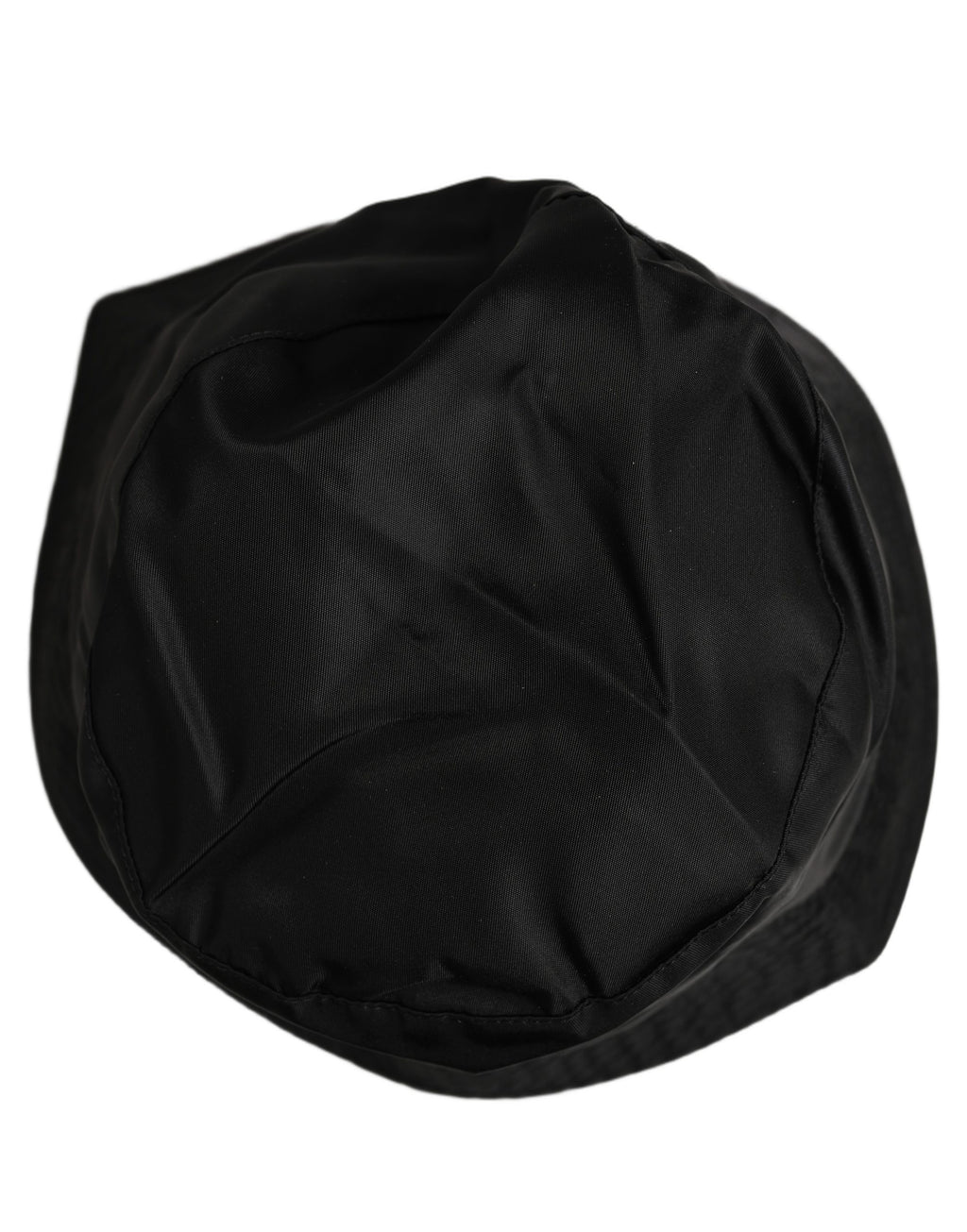 Dolce & Gabbana Herren Schwarzer Nylon Fischerhut mit breiter Krempe