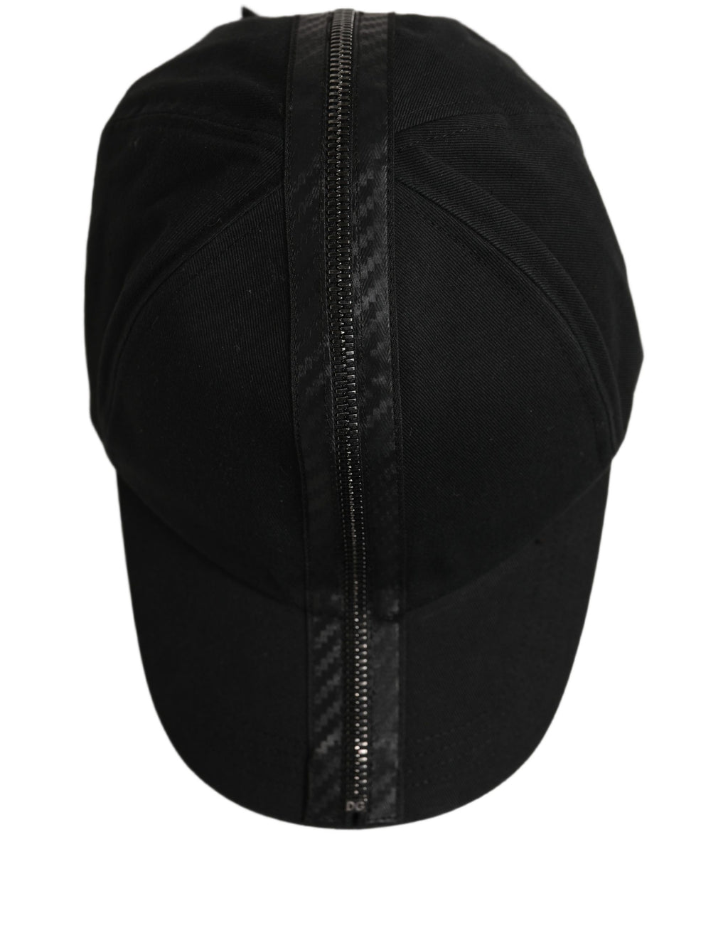 Dolce & Gabbana Herren Baseball Cap aus schwarzer Baumwolle, 6-Panel-Design