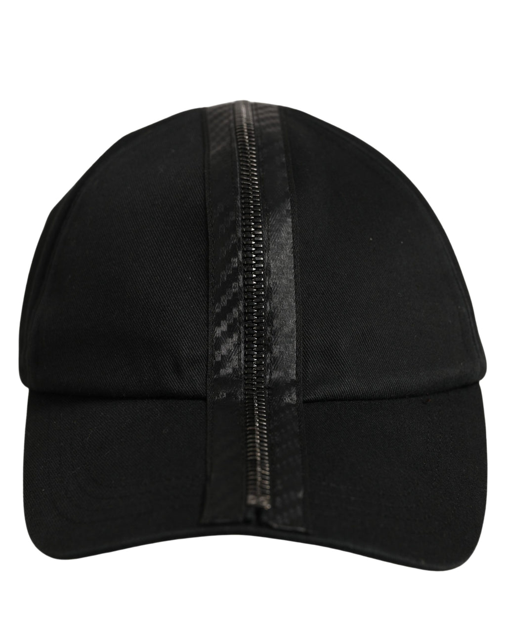 Dolce & Gabbana Herren Baseball Cap aus schwarzer Baumwolle, 6-Panel-Design