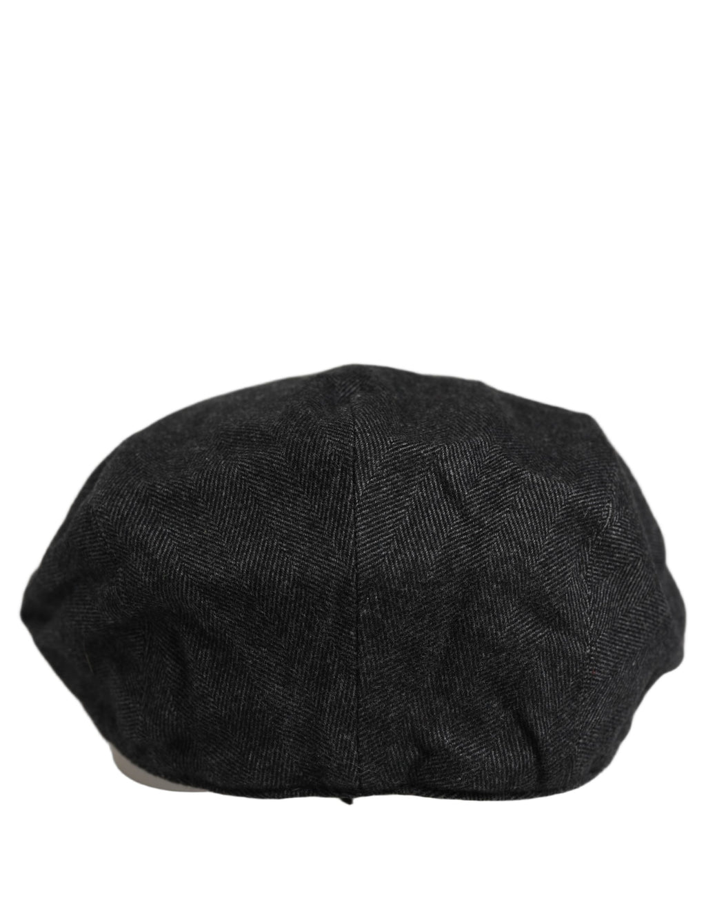 Dolce & Gabbana Herren Schwarze Baumwoll Flat Cap Schirmmütze