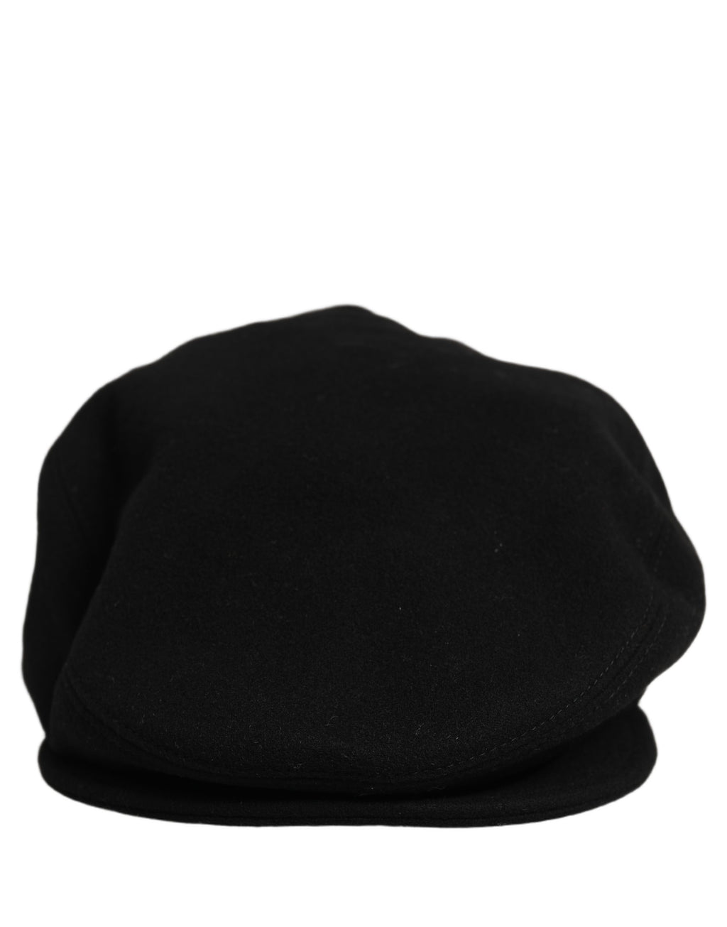 Dolce & Gabbana Herrenschiebermütze aus schwarzem Wollgemisch
