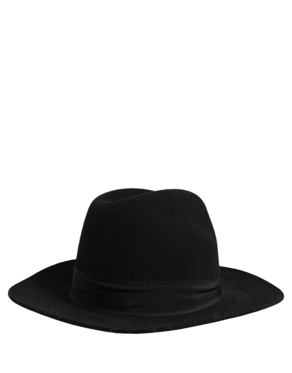 Dolce & Gabbana Herren Schwarzer Klassischer Fedora Hut mit breiter Krempe Capello