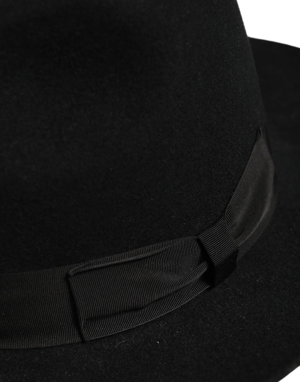 Dolce & Gabbana Herren Schwarzer Klassischer Fedora Hut mit breiter Krempe Capello