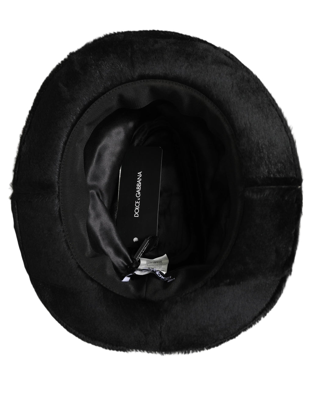 Dolce & Gabbana Herren Schwarzer Klassischer Fedora Hut mit breiter Krempe Capello