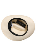 Dolce & Gabbana Herren Weißer Papierstroh Fedora Panama Hut