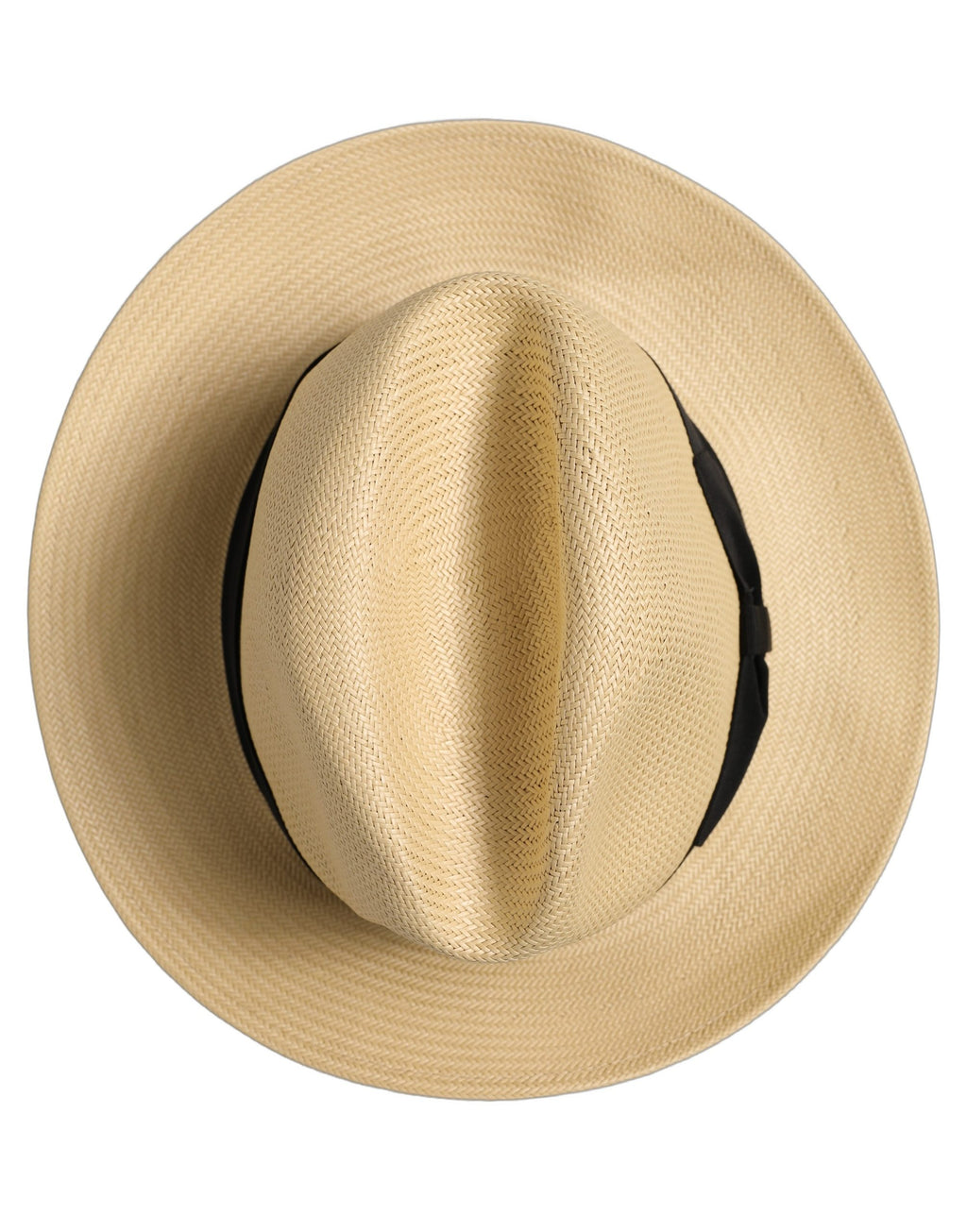 Dolce & Gabbana Herren Beige Paper Straw Fedora Panama Hut