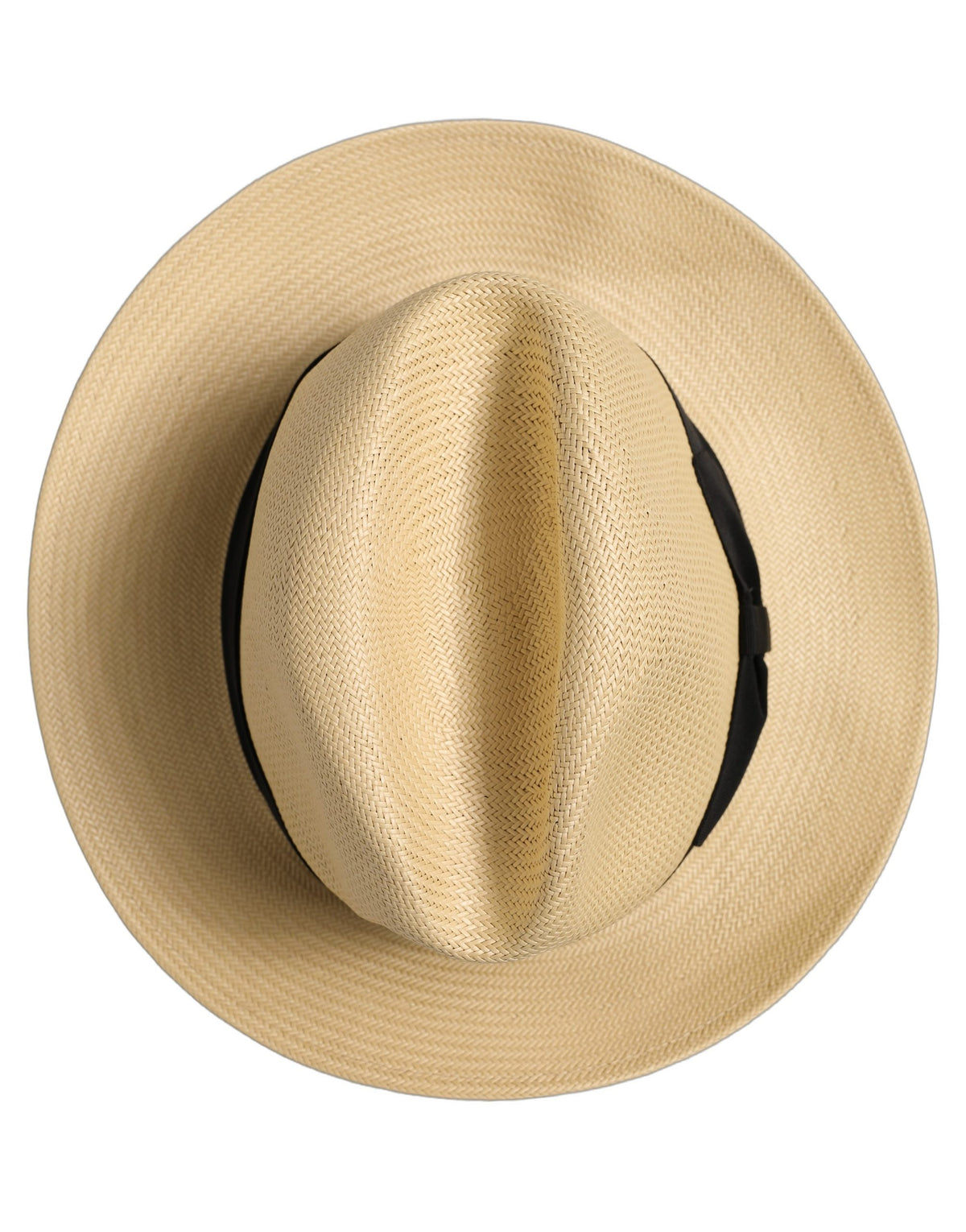 Dolce & Gabbana Herren Beige Paper Straw Fedora Panama Hut