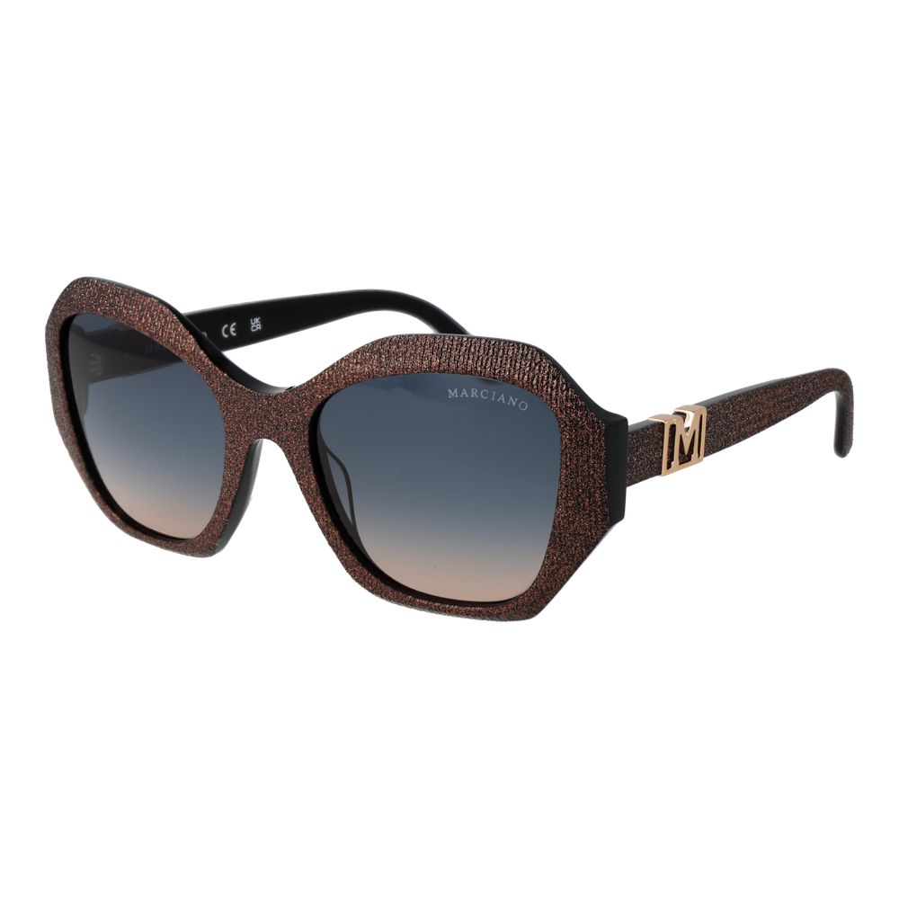 Marciano by Guess Schwarze Sonnenbrille aus Acetat