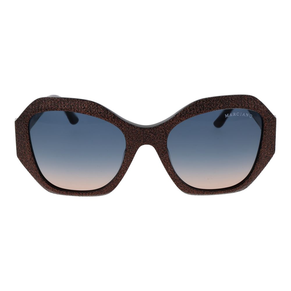Marciano by Guess Schwarze Sonnenbrille aus Acetat