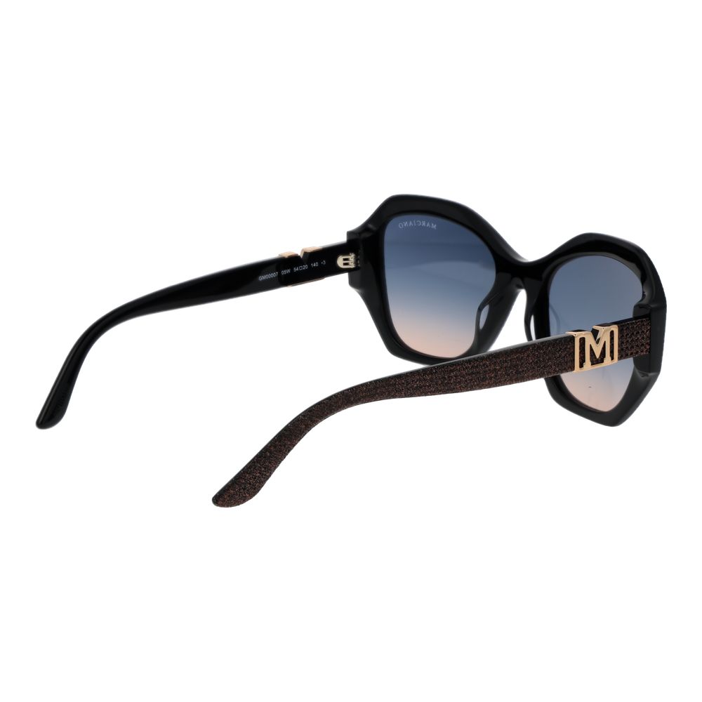 Marciano by Guess Schwarze Sonnenbrille aus Acetat