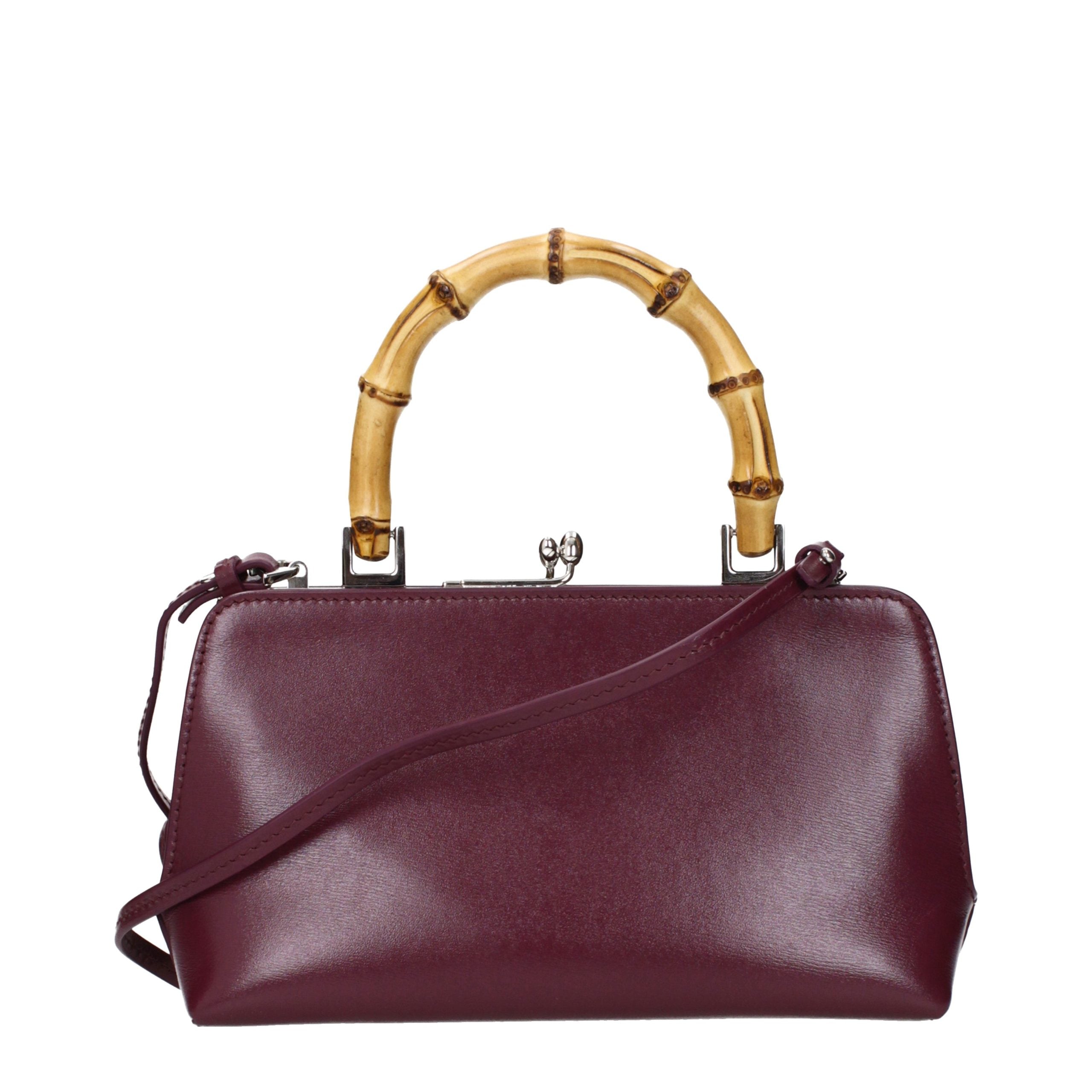 Jil Sander Rote Lederhandtasche