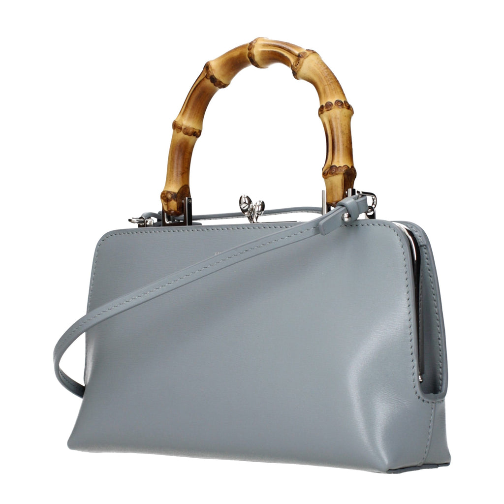 Jil Sander Graue Lederhandtasche