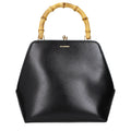 Jil Sander Schwarze Lederhandtasche
