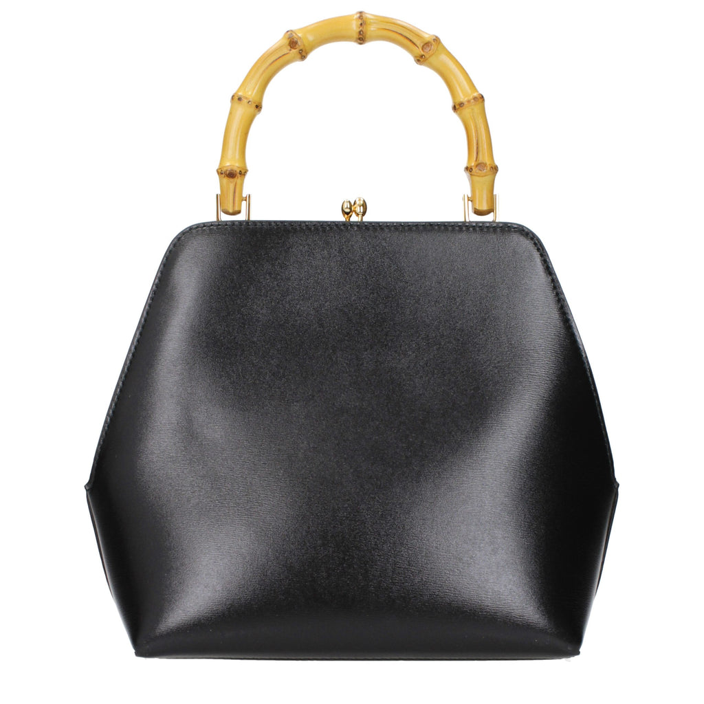 Jil Sander Schwarze Lederhandtasche
