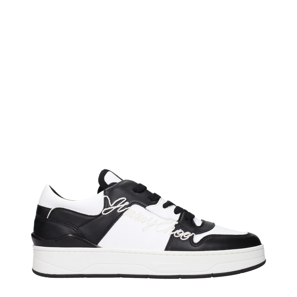 Jimmy Choo Schwarze Leder-Sneakers