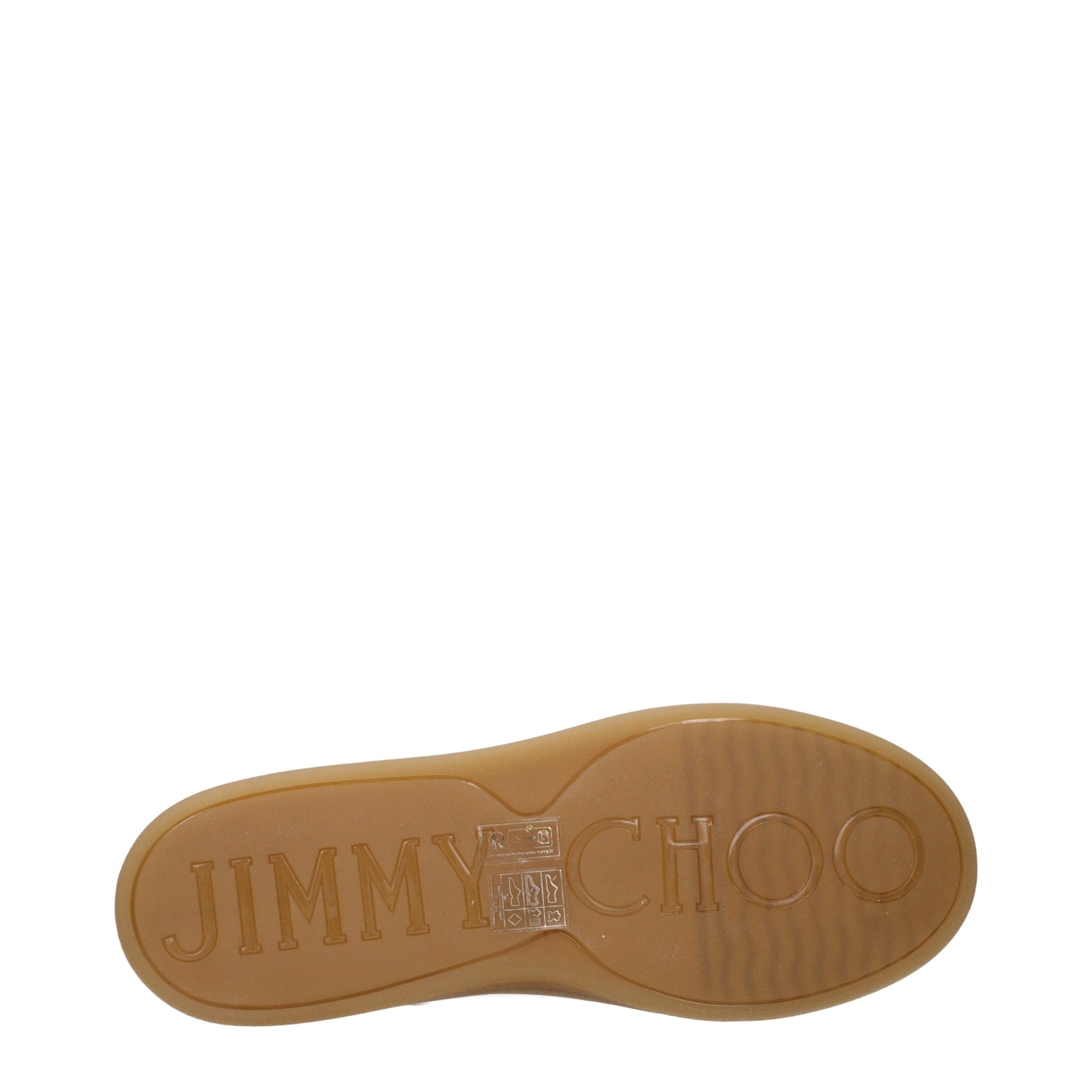 Jimmy Choo Beige Leder Low-Top Sneaker