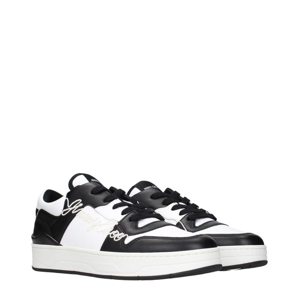 Jimmy Choo Schwarze Leder-Sneakers