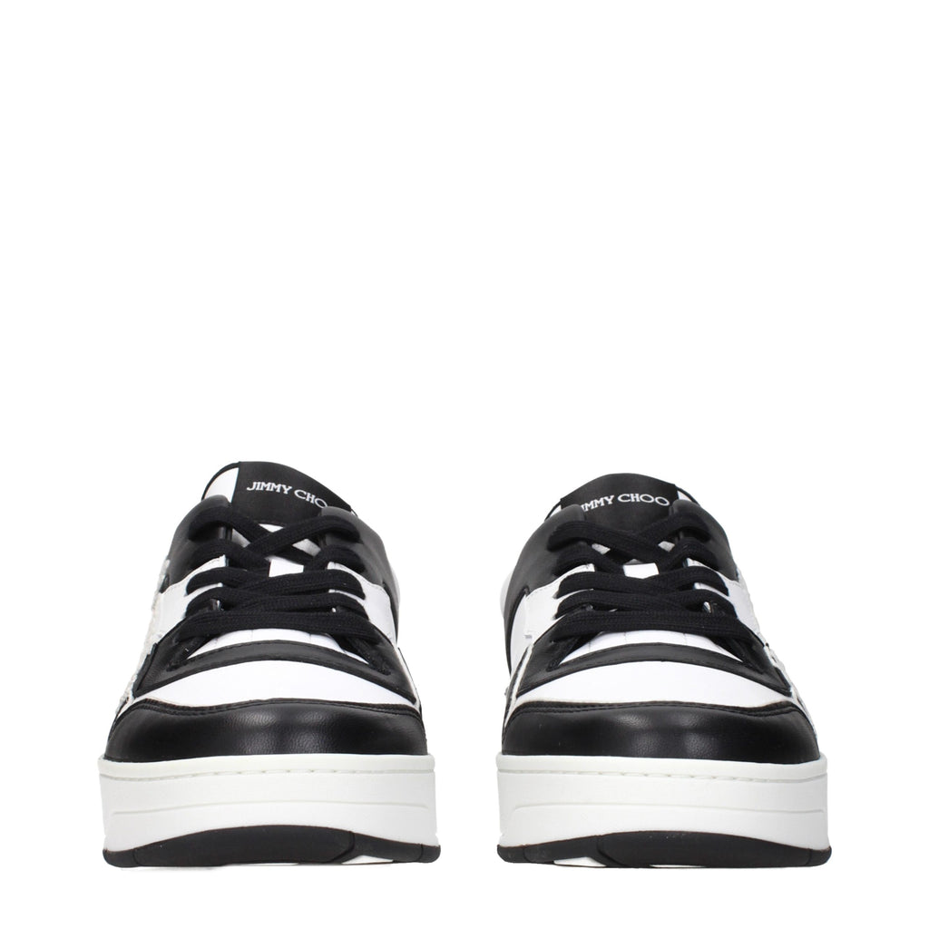 Jimmy Choo Schwarze Leder-Sneakers