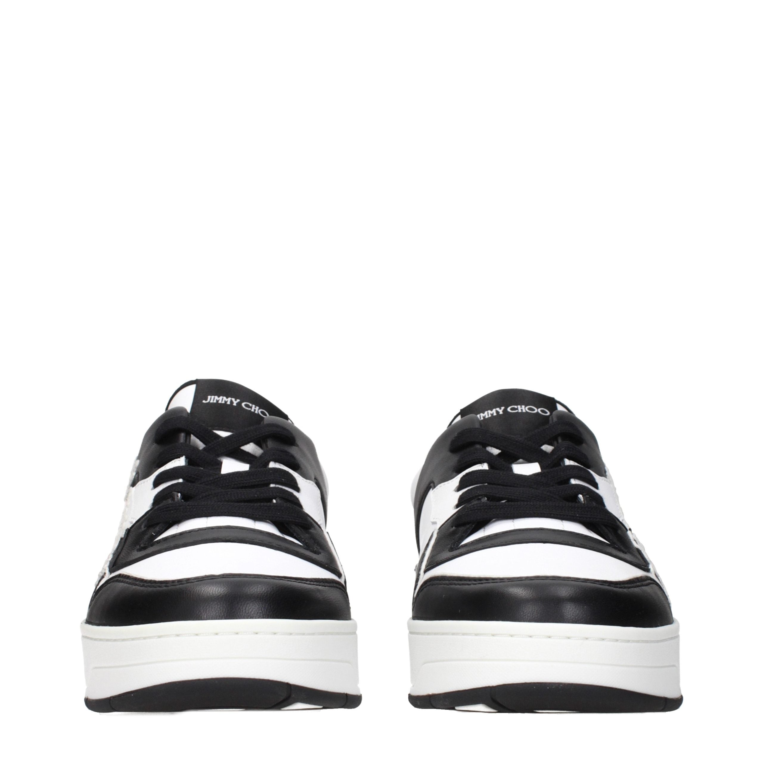 Jimmy Choo Schwarze Leder-Sneakers