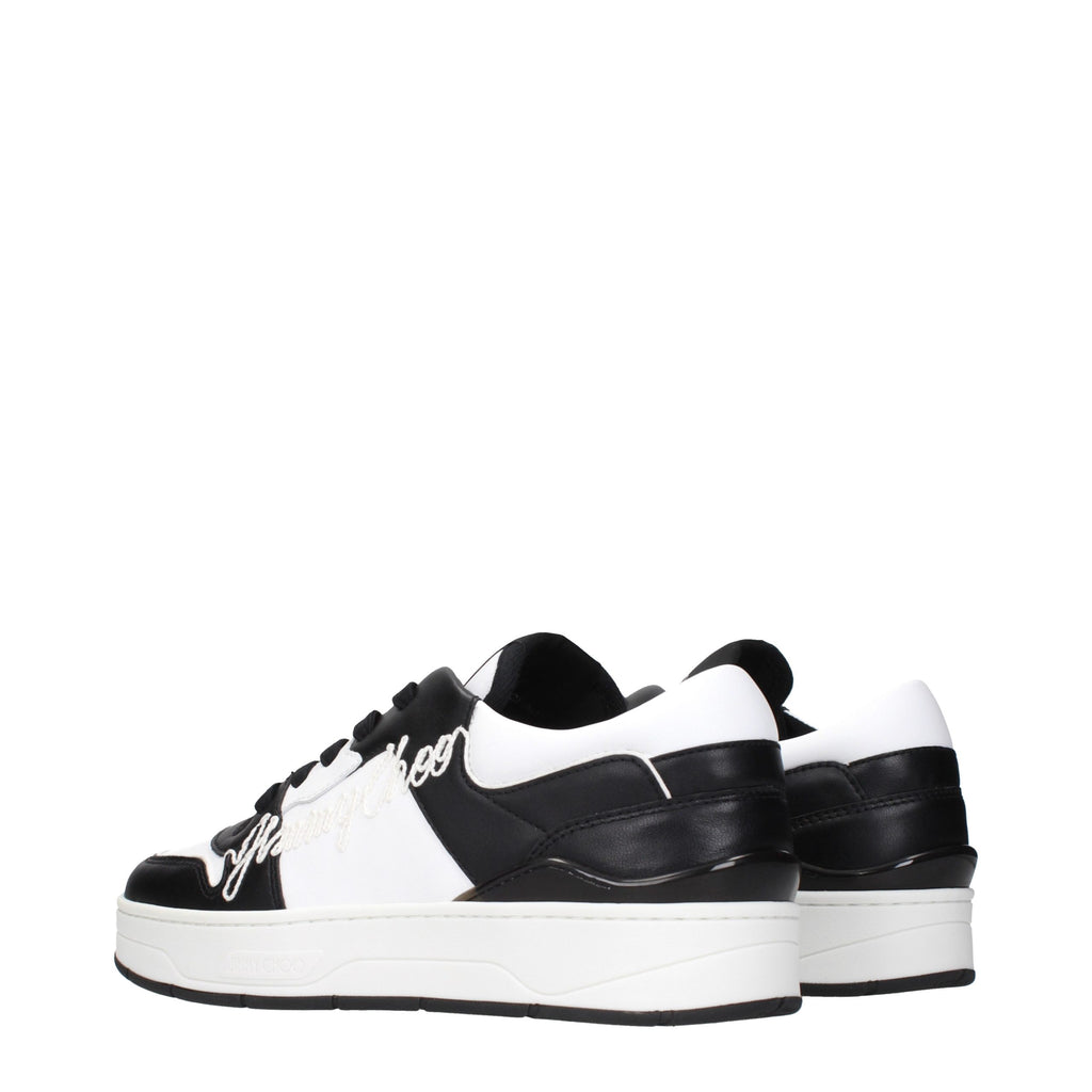 Jimmy Choo Schwarze Leder-Sneakers