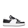 Jimmy Choo Schwarze Leder Low-Top-Sneaker