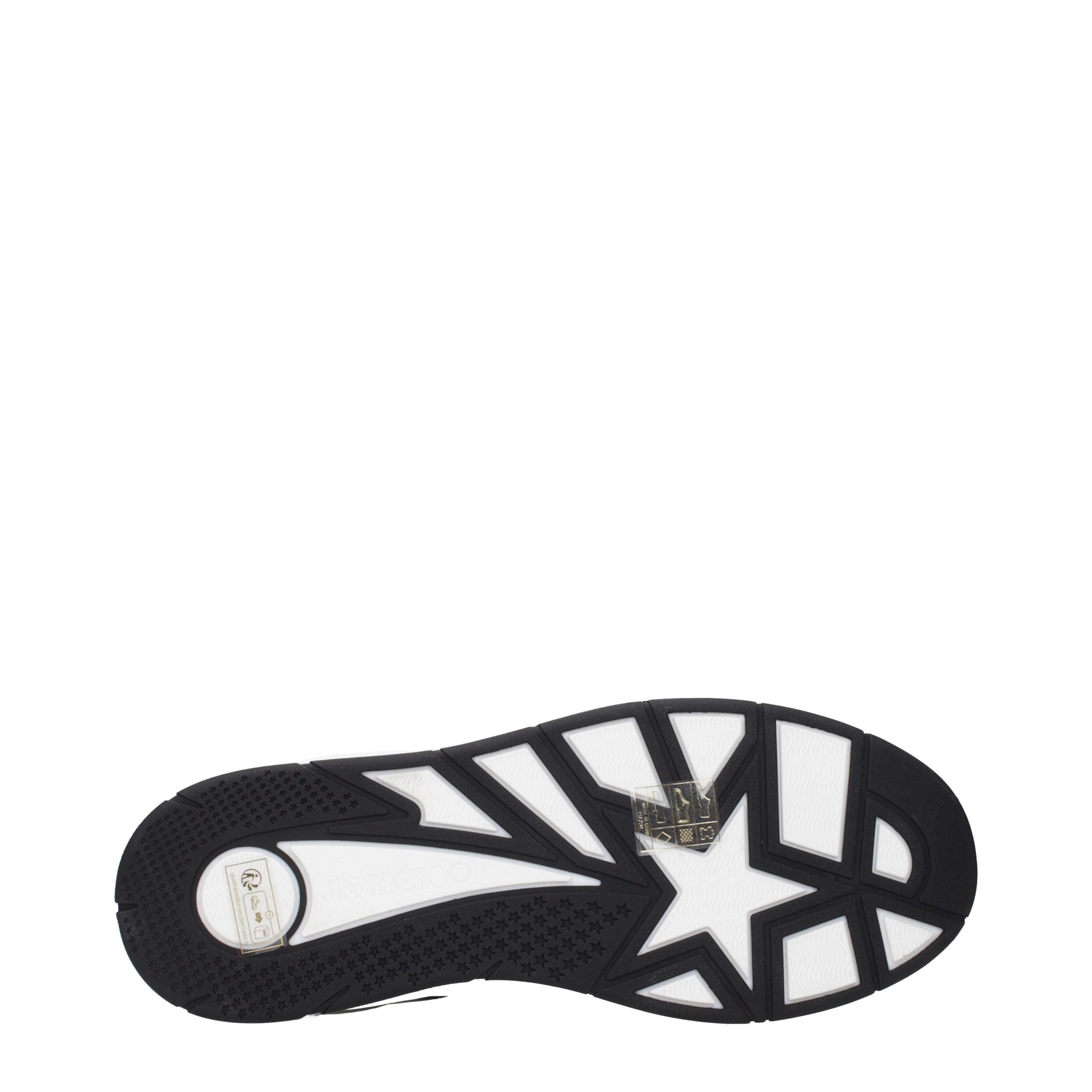 Jimmy Choo Schwarze Leder Low-Top-Sneaker