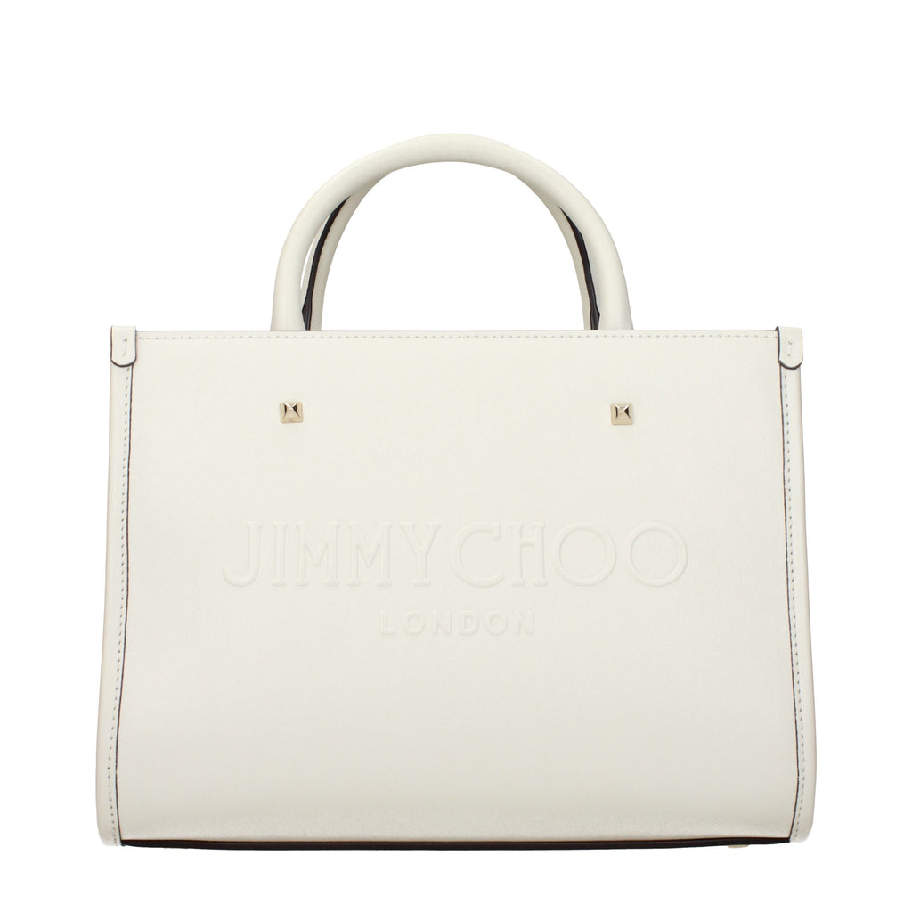 Jimmy Choo Weiße Ledertasche