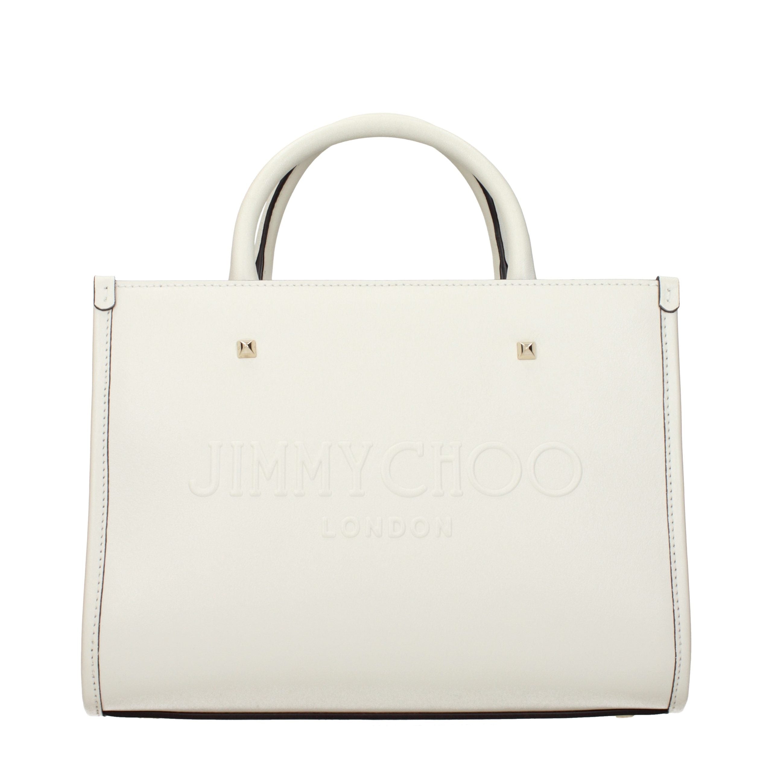 Jimmy Choo Weiße Ledertasche