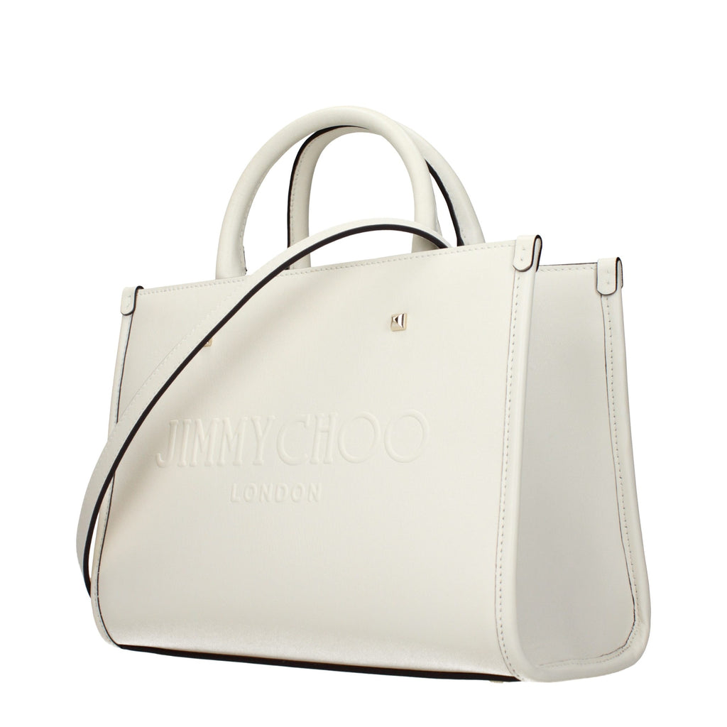 Jimmy Choo Weiße Ledertasche