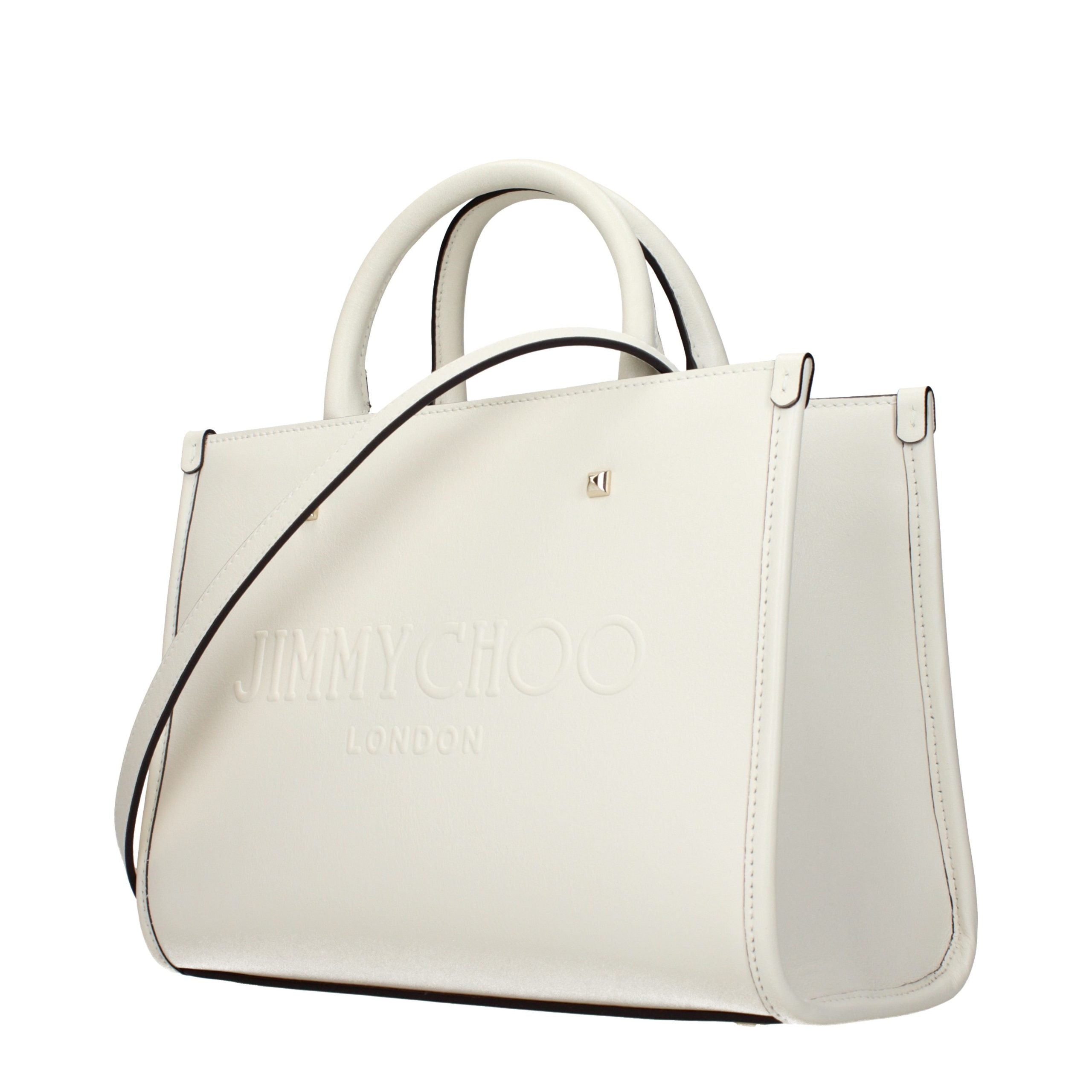 Jimmy Choo Weiße Ledertasche