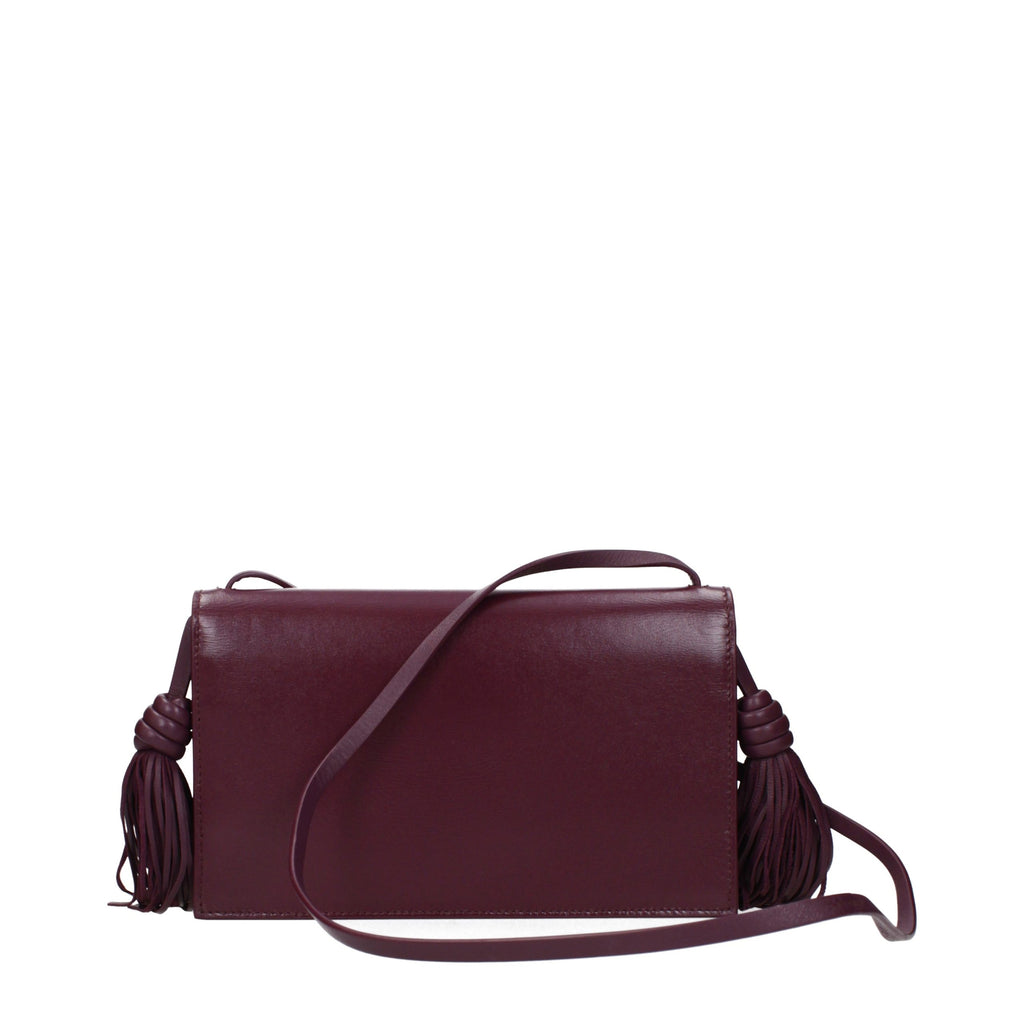 Jil Sander Rote Leder Umhängetasche