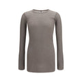 Rick Owens Braunes Baumwoll-Langarmshirt