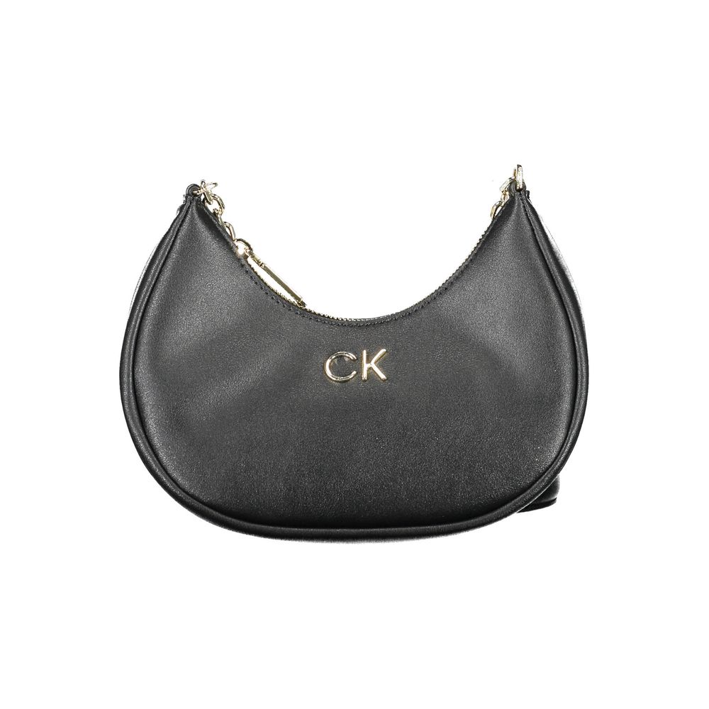 Calvin Klein Schwarze Polyester Handtasche